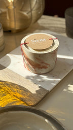 Bougie "Ronde" - Medium - "Red Touch"