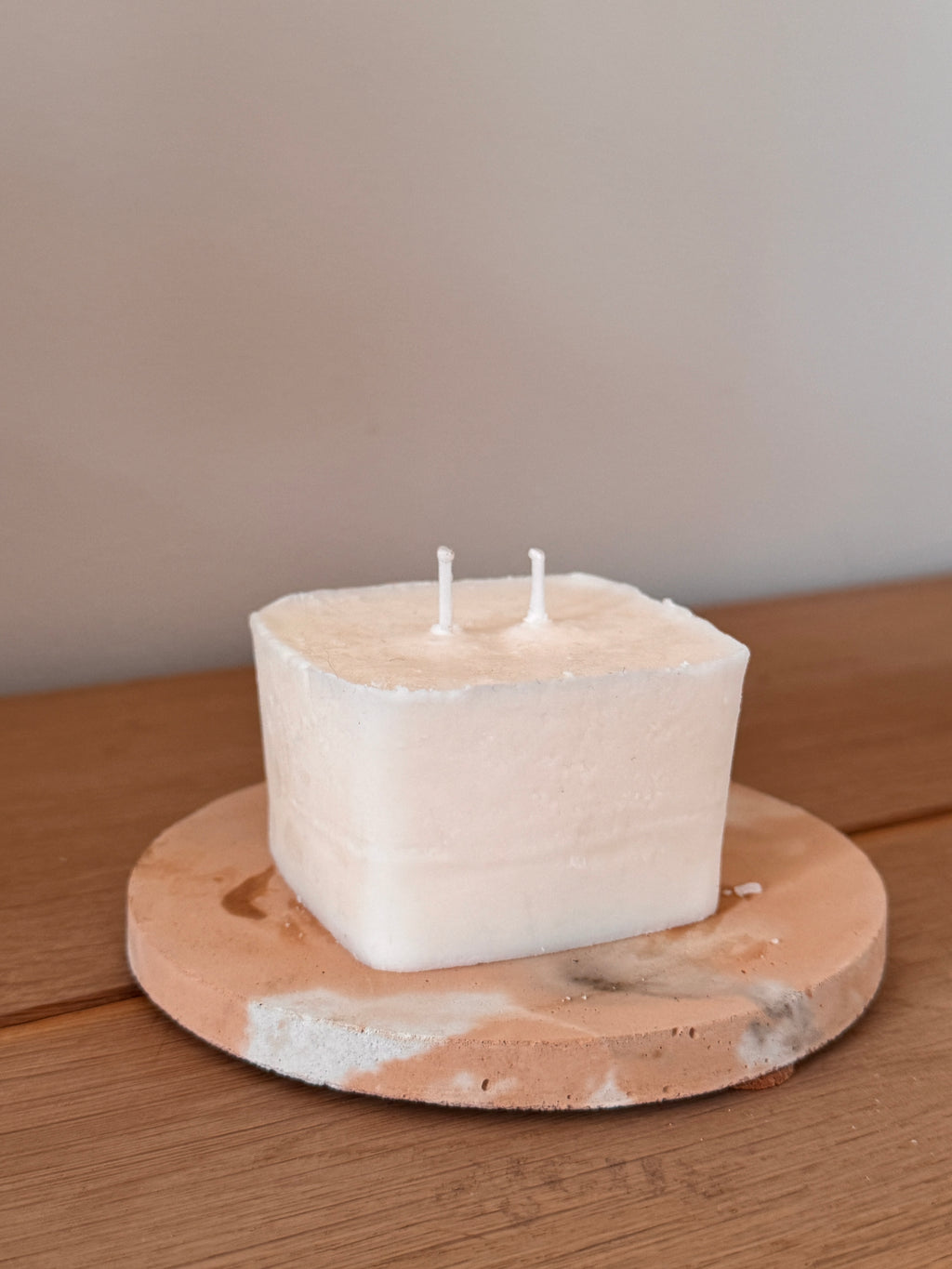 Lot de 2 Recharges de cire Bougie "Carrée" Small