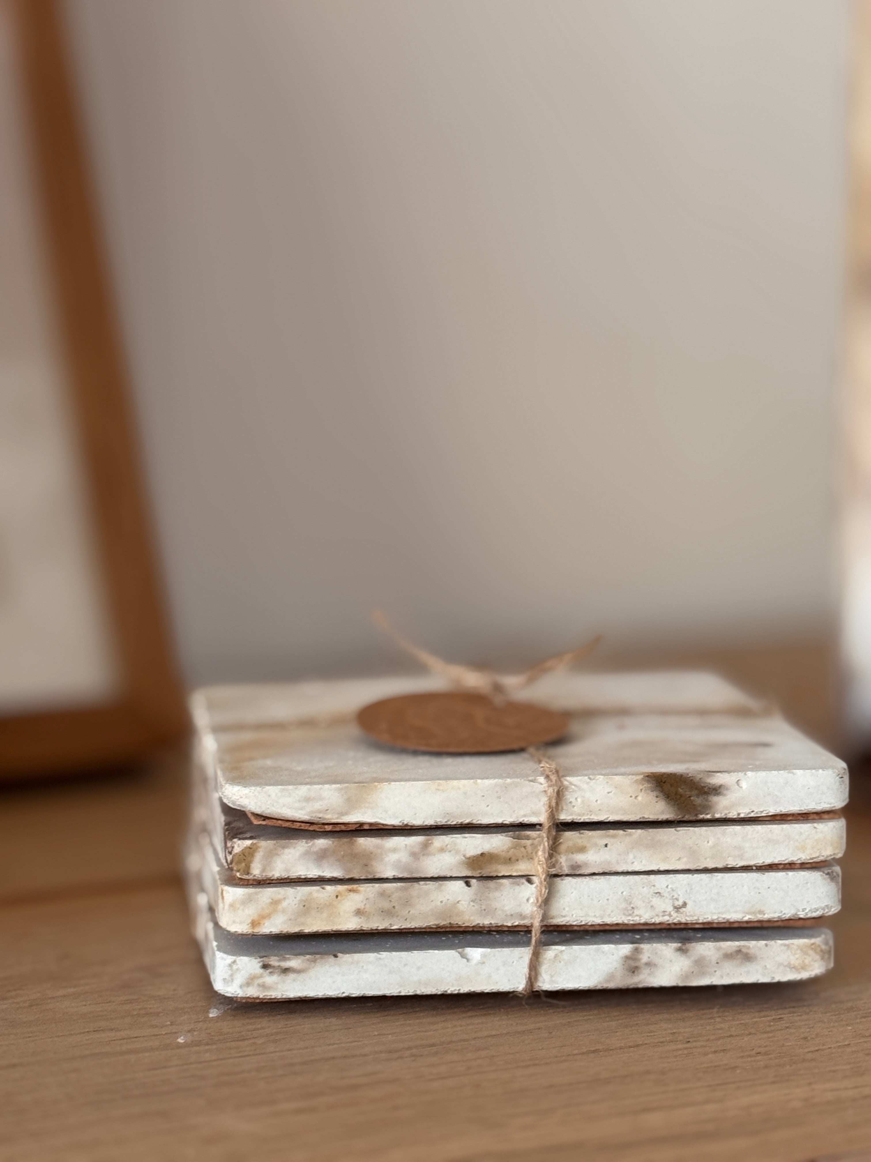 Lot de 4 Sous-verres Carré