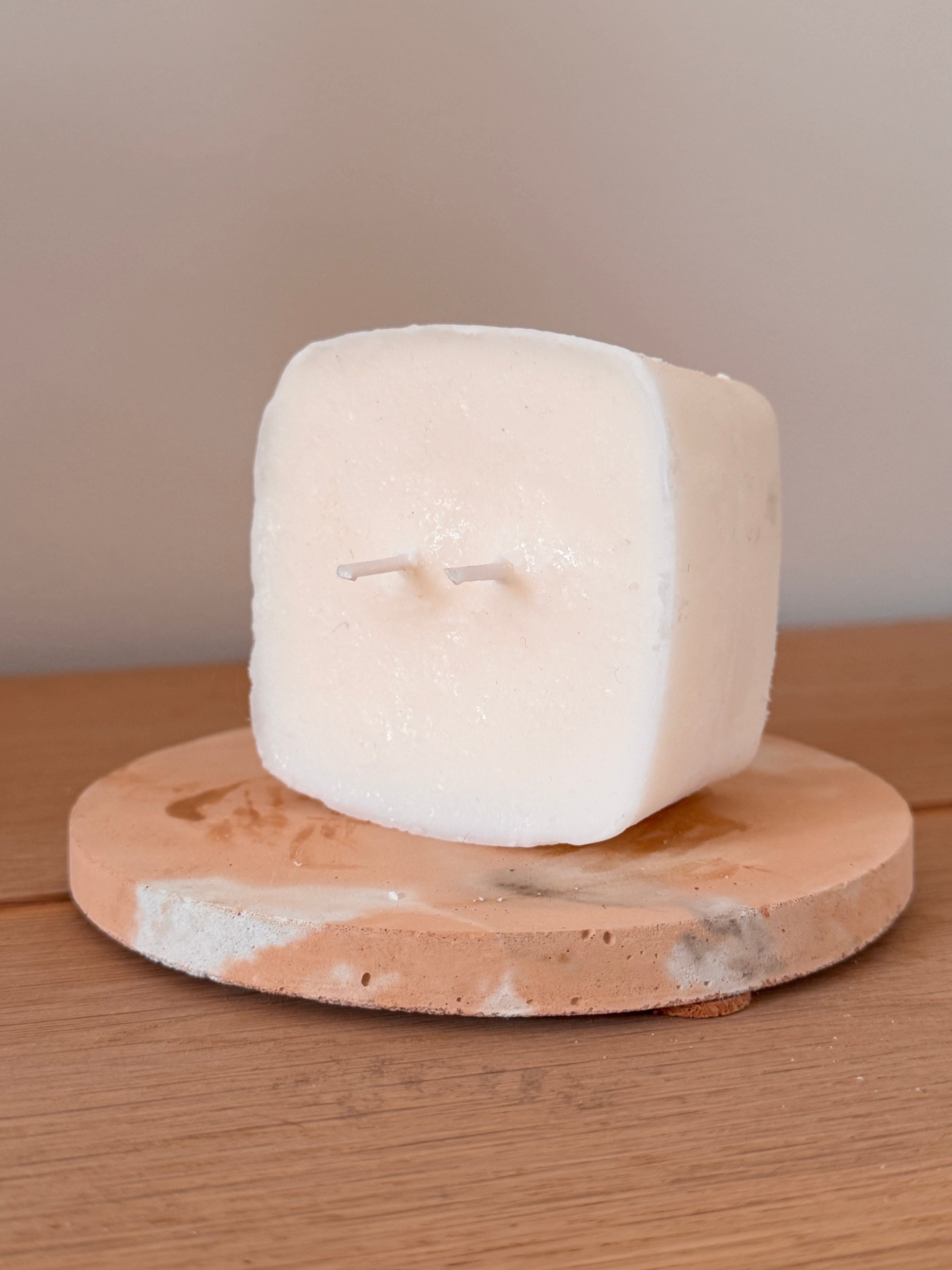 Lot de 2 Recharges de cire Bougie "Carrée" Small