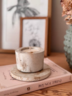 Bougie "Ronde" - Small - "Brown Effect"