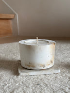 Bougie "Ronde" - Small - "Brown Effect"