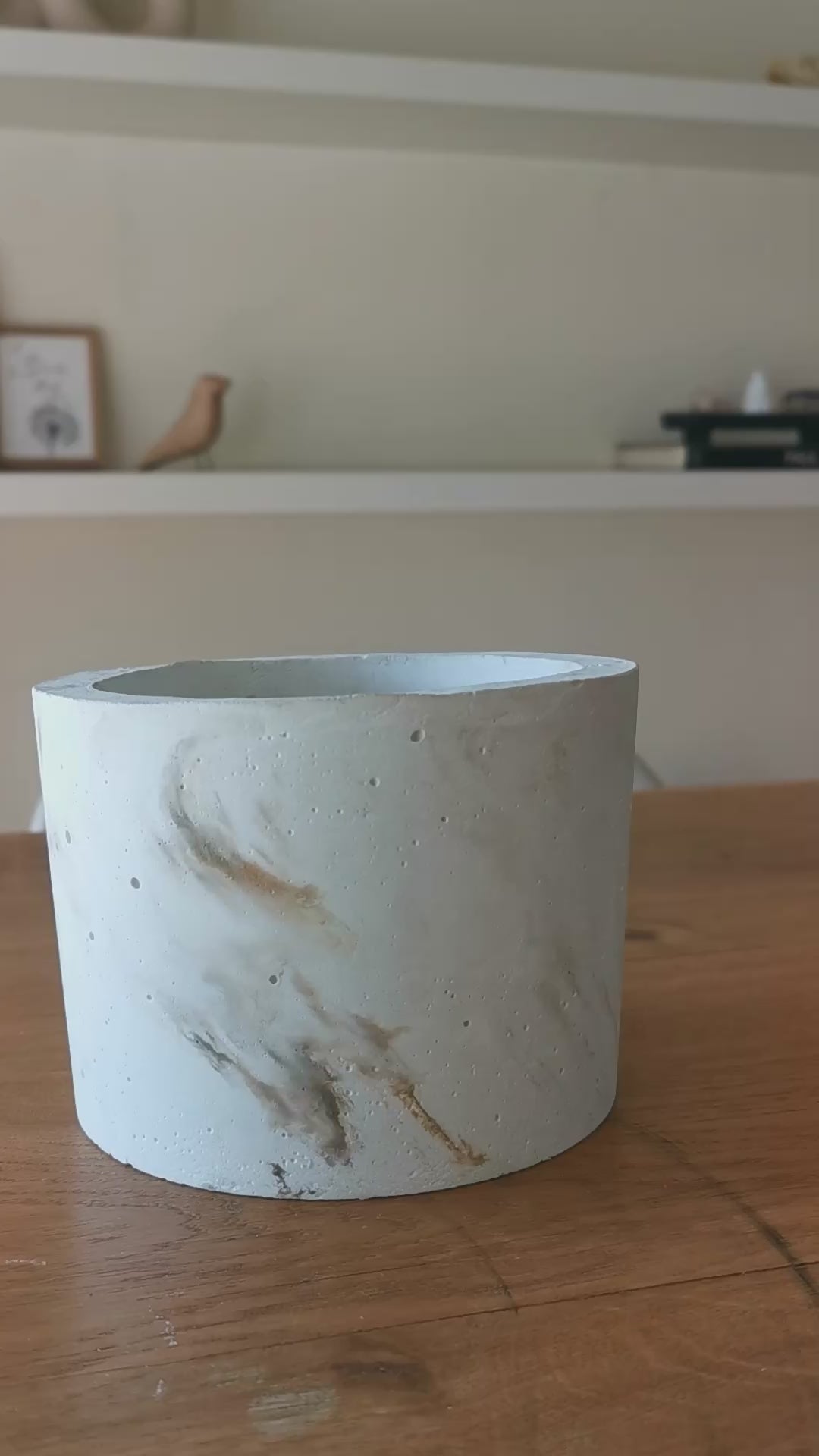 Lot de 4 recharges de cire SMALL +  Bougie "Ronde" Small +